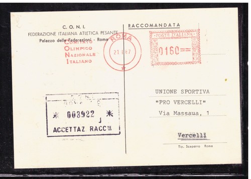 Timbro meccanico rosso roma - rosso,
