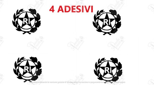 Adesivi stemma targa auto - stemma,