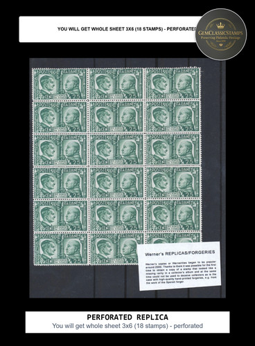 Replica sheet 1941 - of,