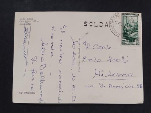 Cartolina italia repubblica - italia,