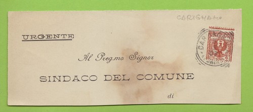 Regno italia timbro - regno, d'italia