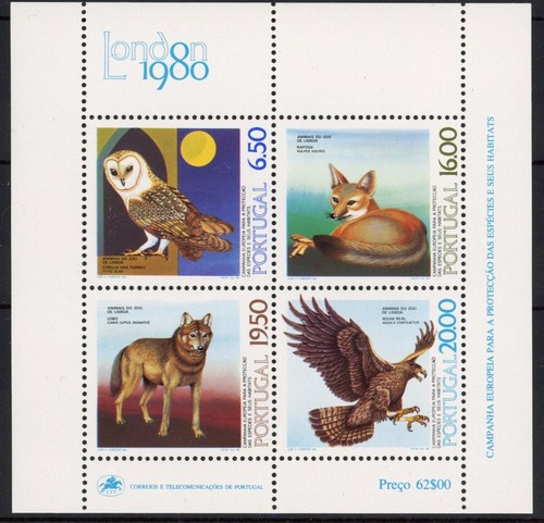 Portogallo 1980 fauna buono - portogallo, fauna: