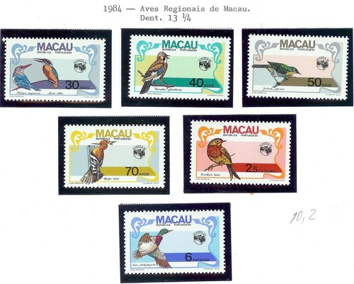 Macao 1984 set francobolli - macao,