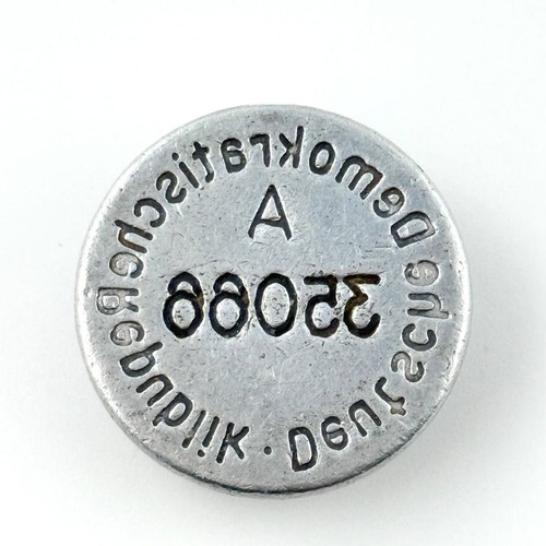 Ddr nva pietschaft - ddr, timbro