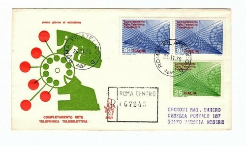 Repubblica italiana busta fdc - italiana,